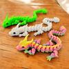 Simulated Eye 3D Printed Dragon Chinese Dragon Laser 3D Printed Diceratops Dragon Flexible Poseable Joints
