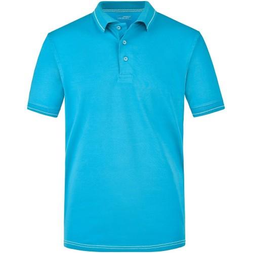James and Nicholson Mens Elasticated Polo Shirt