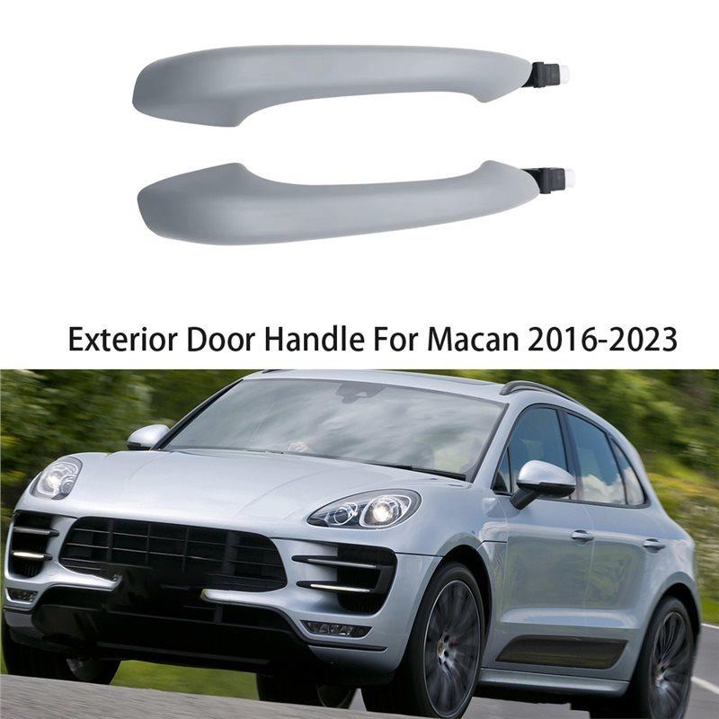 Left And Right Exterior Door Handles For Macan 2016- 95B837205C, 95B837206C 2.0/2.9/3.0/3.6