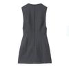 Za Foreign Trade New Women Clothes ZR Western Style French Style Versitile Fashion V-neck Sleeveless Short Dress 8951238