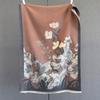 Autumn New Cashmere Tassel Scarf Women's Fashion Age-reducing Jacquard Scarf Warm and Thickened Large Shawl