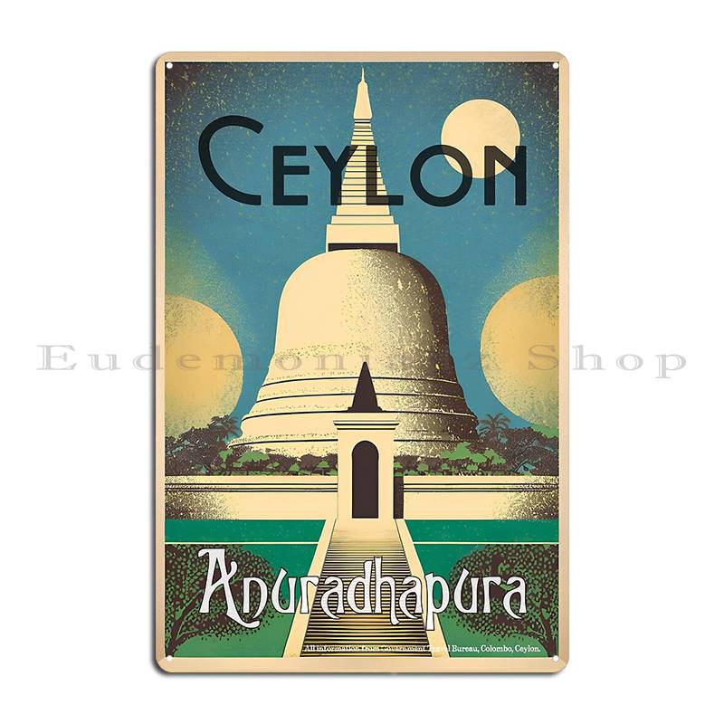 

Colombo Sri Lanka Travel Colombo Sri Lanka’s Coastal Jewel Metal Plaque Funny Party Wall Mural Printed Garage Tin Sign Poster 20x30cm（7.8x11.8inch）