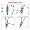 Steel Wire Rope Double Hole Locking Device