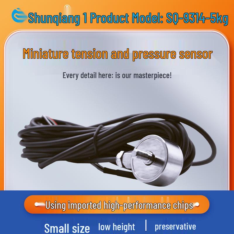 1000N Tension & Compression Force Sensor for Robotics, Automotive, and Mold Assembly