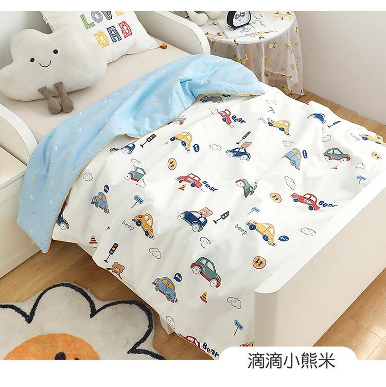Class a 60 Rolled Printed Long-Staple Cotton Kindergarten Entrance Children's Summer Quilt