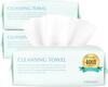 Kikimate Cleansing Towels, Disposable Facial Towels, 300 Pieces (3 Sets of 100 Pieces Each), Suitable for Sensitive Skin, Skin Irritation Prevention,