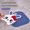 Cartoon Drain Cover Anti-Odor Device Silicone Pad for Bathroom Sewer Sealing, Insect-Proof, Anti-Backflow Drain Cover