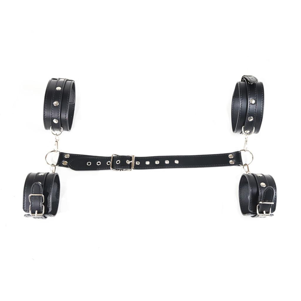 Arm to Handcuffs Restraints Bondage Adult Sex Toys PU Chest Strap Back Flirting Adjustable Bondage SM Sex Game For Couples