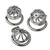 Latest Design Stainless Steel Male Chastity Device Cock Cage with Arc Penis Ring Sex Toys for Men Urethral Lock Adult Game Toy