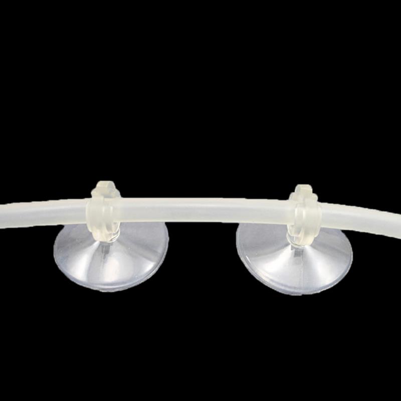 New 1-50pcs Aquarium Sucker Suction Cup Holder for Fish Tank 4/ 6mm Air Pump Airline Tube Transparent Aquarium Air Pump