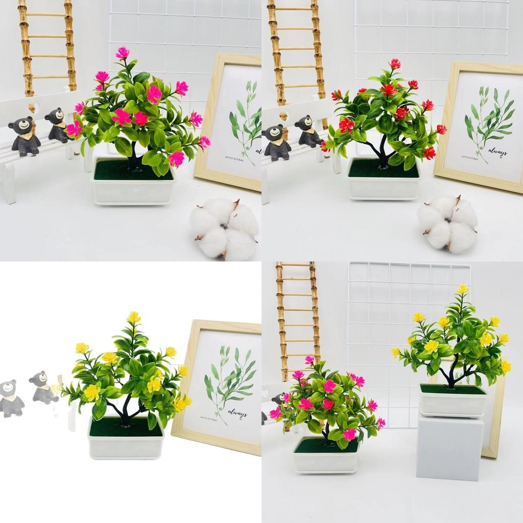 Artificial Camellia Sasanqua Tree Plant Decor For Living Room And Balcony Displays