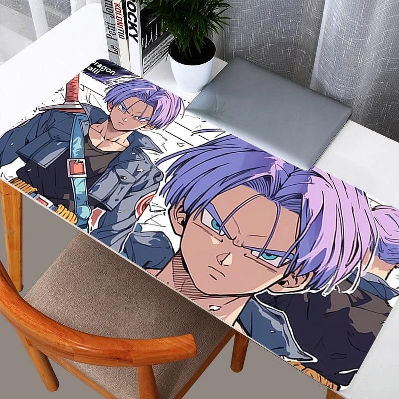 

DBZ Dragon Ball Trunks Mouse Pad Kawaii Gaming Accessories PC Computer Keyboard Gamer Desk Mat Alfombrilla Xxl Mousepad 30x60x0.2cm