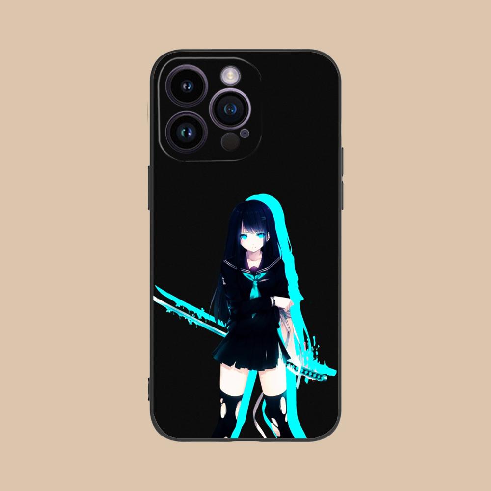 Anime Girl Mobile Phone Case for iPhone 17 16 15 14 13 12 11 X XR XS 8 7 Air Pro Max Plus Mini Colorful Cover Pretty