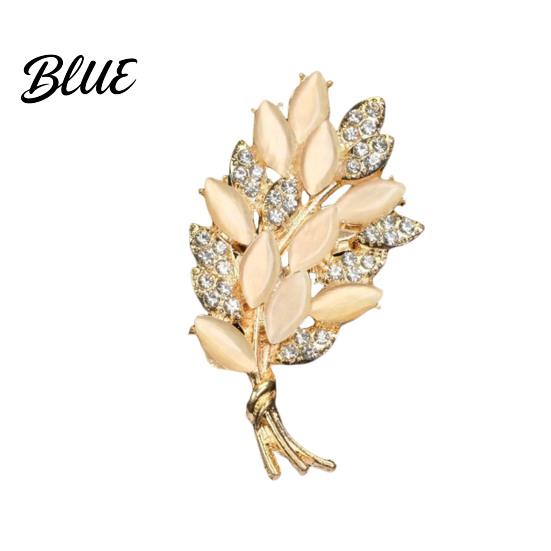 Vintage-inspired Brooch Retro Style Flower Plant Design Suit Lapel Pin