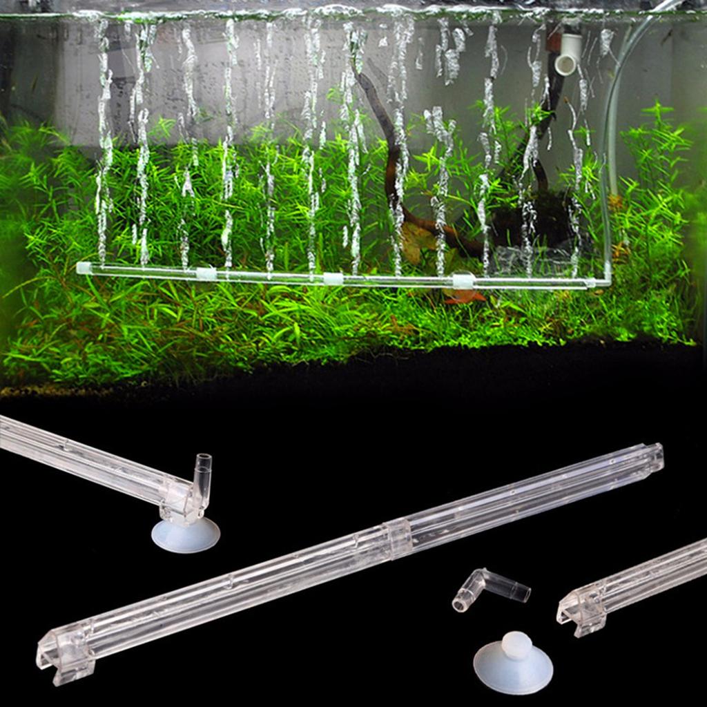 Suction Cup Oxygen Tube Air Curtain for Even Oxygen Distribution Home and Office FishTanks Oxygenation Device 2PCS