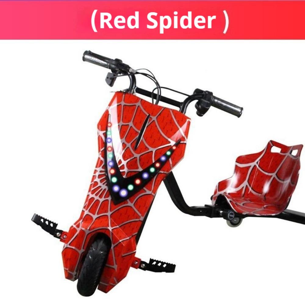 Electric kart children can sit adult students three-wheeled Internet celebrity drift car retractable timing