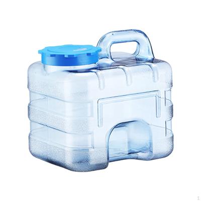Camping Water Container Bucket Leakproof with Hole On Lid Empty Portable Bottle Jug for