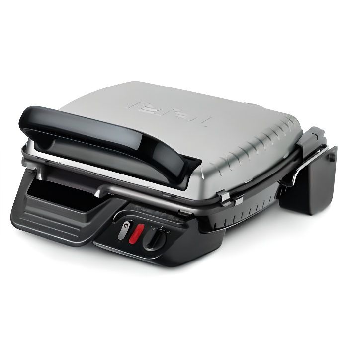 Gril électrique TEFAL GC306012 Ultra Compact 600 Comfort - Inox/noir - 2000 Watt - 600 cm²