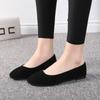 Spring and Autumn new suede Korean version pointed single shoes women's candy color flat women's shoes large size women
