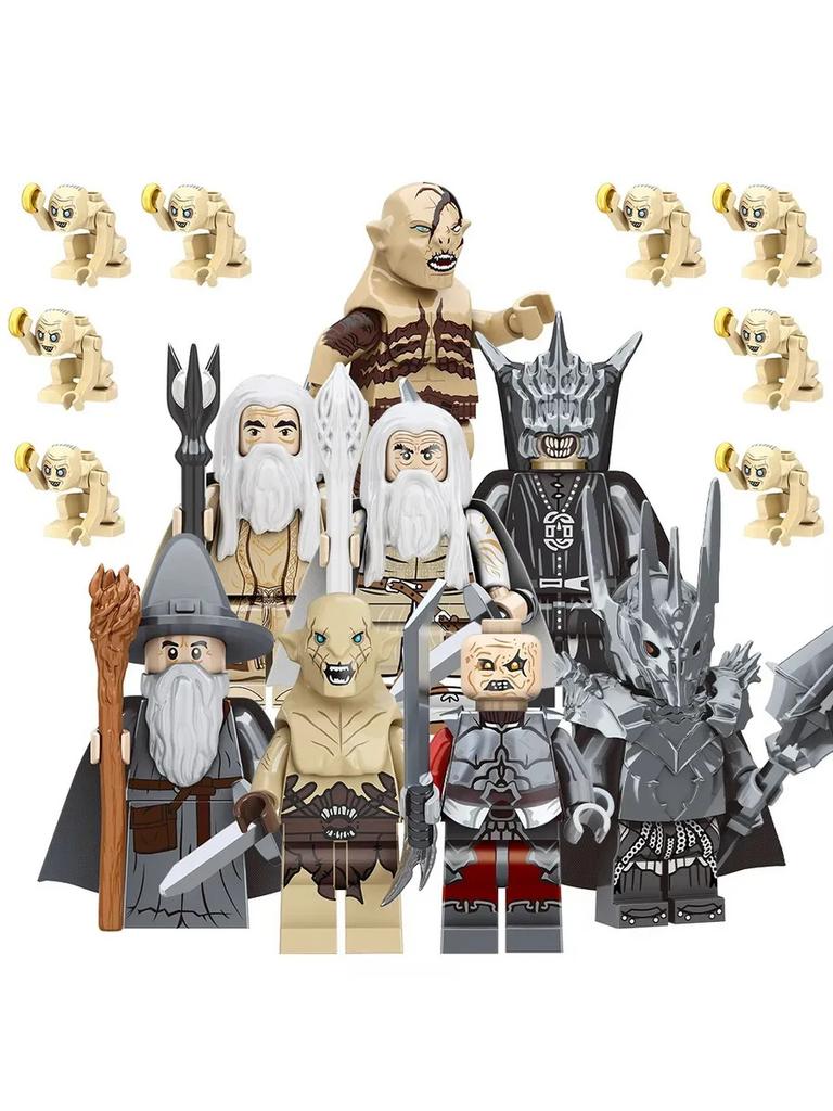 Tv6409 Lord Of The Rings Prince Of The Rings Building Block Figurine Assembly Toy Orc Gandalf Doll