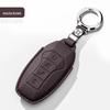 Genuine Leather Key Cover for BYD Qin Pro, Song Plus, Tang, New Energy Han, e9, Denza - Full Coverage