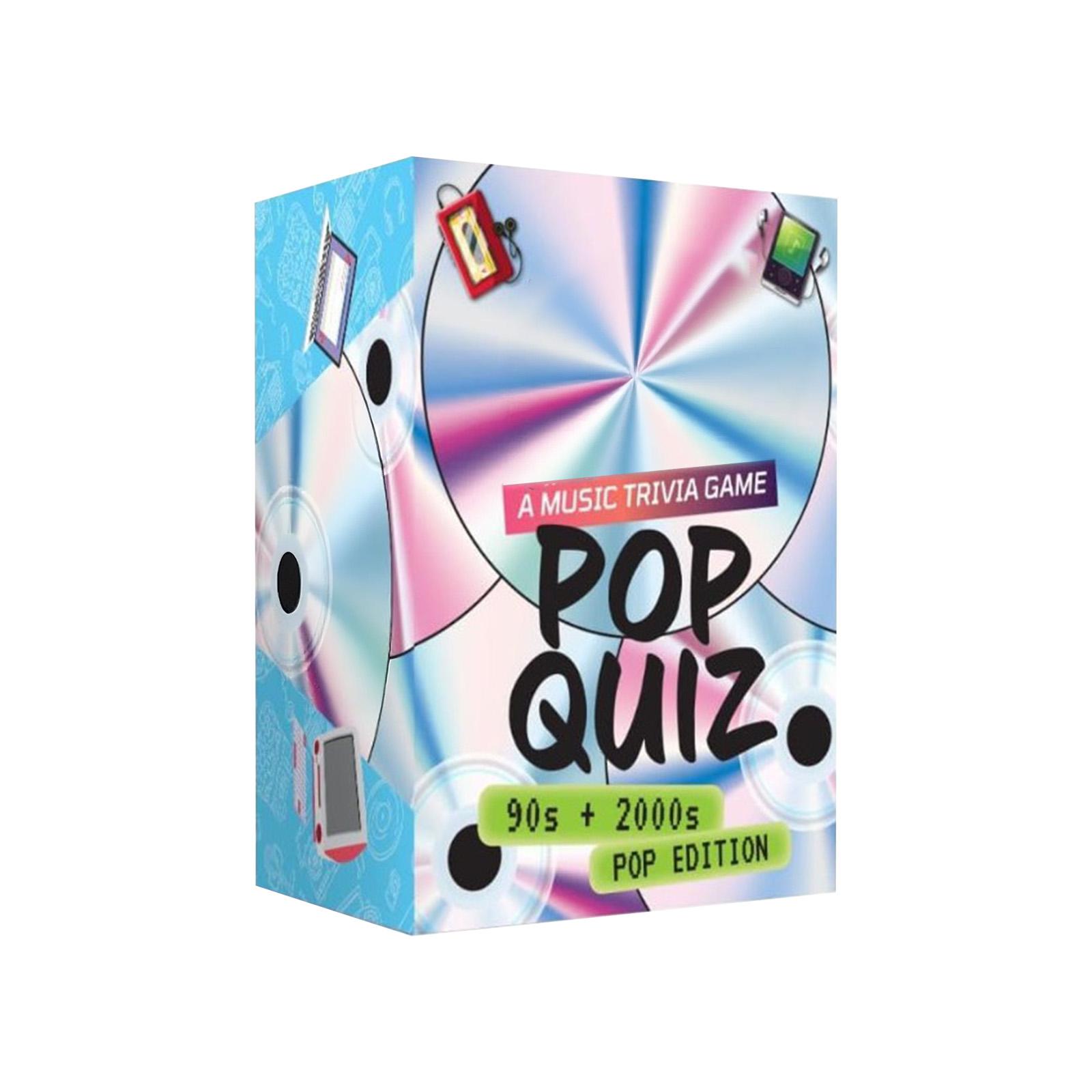 

90s & 2000s Music Trivia Card Game - Edition - Finish The Lyrics Challenge, Fun For Adults, Party Or Family Night One Size