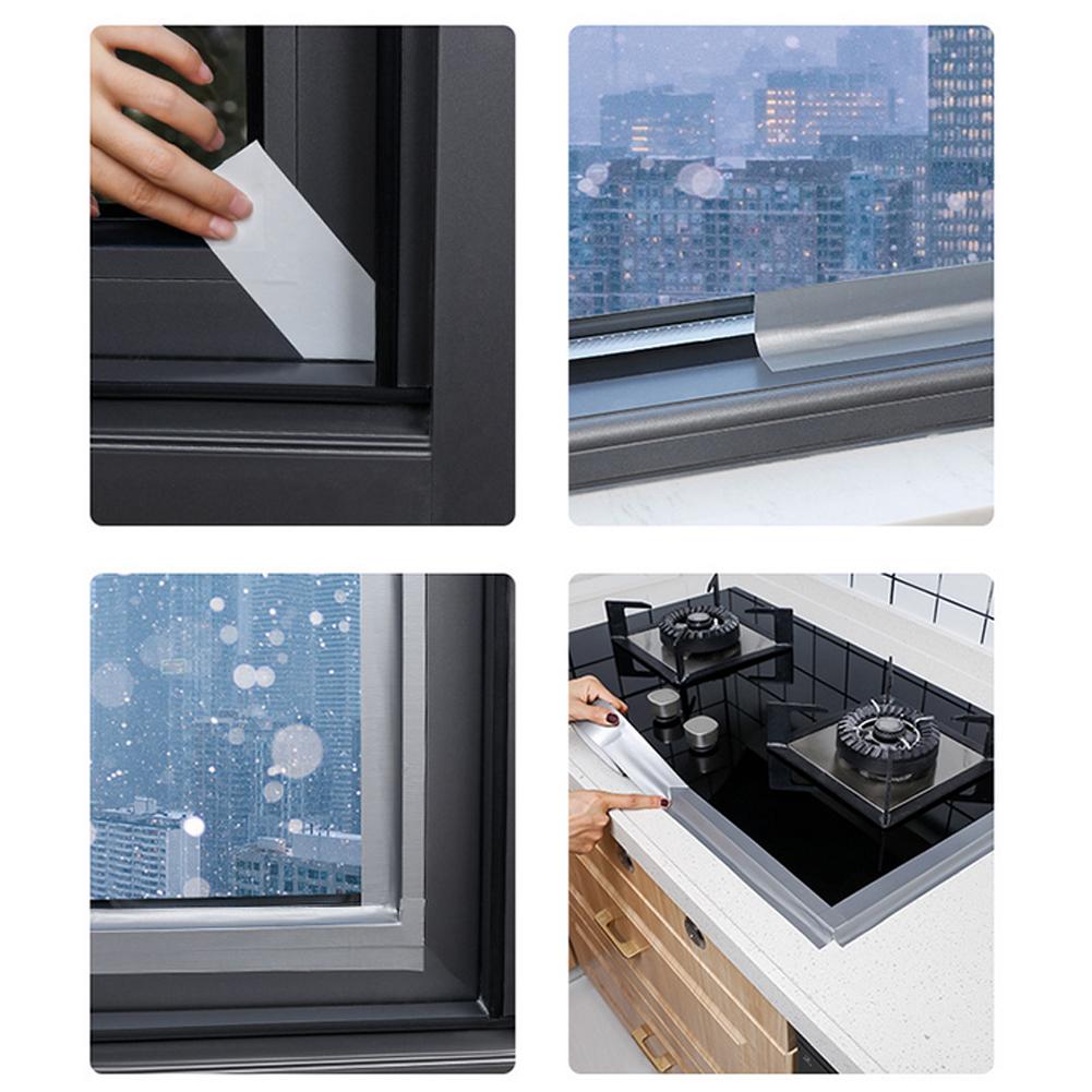 Wind-proof Adhesive Tape For Window Thermal Insulation Film Traceless Adhesive Tape Door Seam Sealing Strip Tape