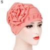 Fashion Flower Floral Beads Women Head Wrap Hat Head Protective Cover Case Gift