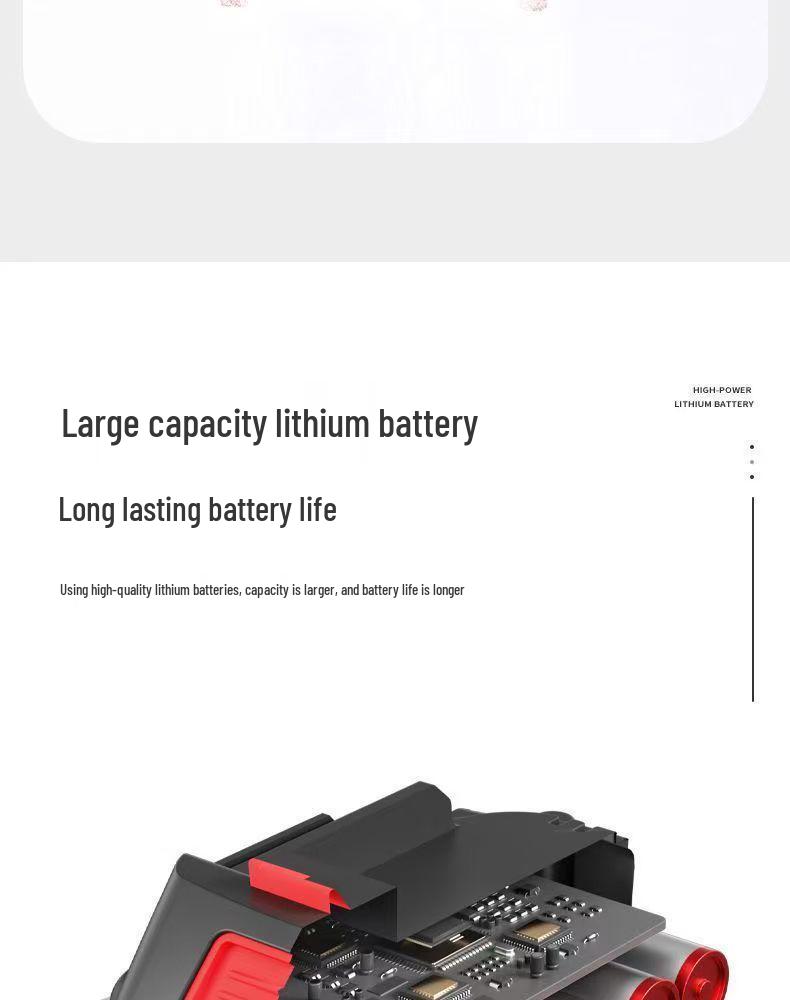 Foldable Handheld Lithium Battery Snow Sweeper - Portable Home Snow Remover
