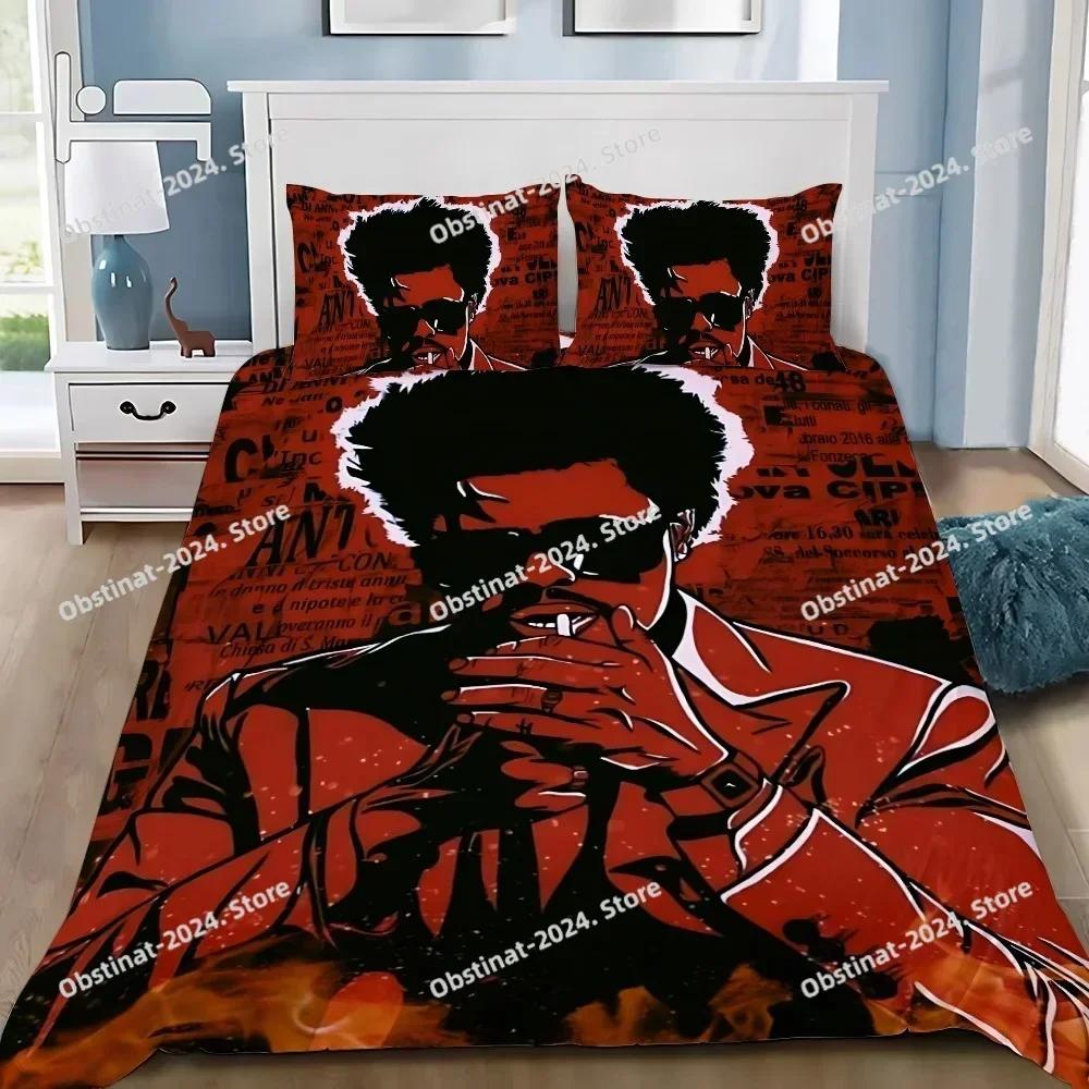 Bettbezug Kissenbezug Bettwäsche Set Erwachsener Junge The W-Weeknd XO Mädchen Schlafzimmer Dekoration Kinder Geschenk Einzel Doppel Groß