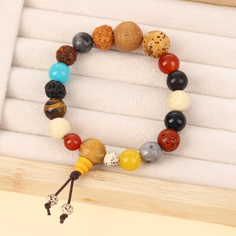 Bodhi 18 Seeds Prayer Bracelet For Men Women Couple Good Luck Charm