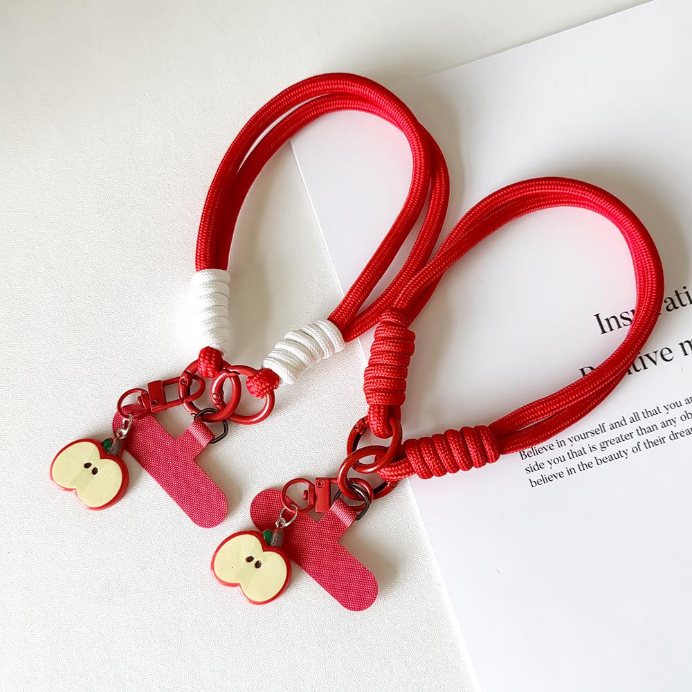 1 Pezzo Cordino da Polso Audace di Alto Valore Rosso Cina Raffinato Cordino per Cellulare Pendente a Catena per Cellulare da Viaggio Anti-smarrimento alla Moda e Versatile