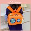 Adorable Cartoon Airplane Kids Backpack Lightweight Nylon School Bag For Ages 2 To 5