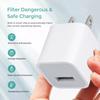 5-1Pcs USB Wall Charger Adapter Quick Charging for IPhone 14 13 12 11 Pro Max XR XS X 8 7 6 Plus IPad Travel Adapter US Plug