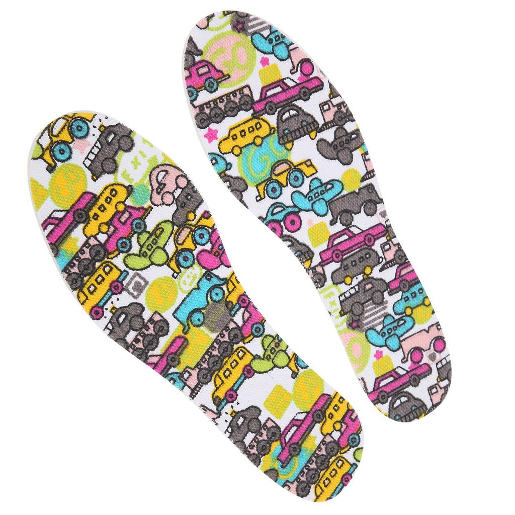 1 Paire Semelles Intérieures Chaussures Enfant Respirantes Latex Semelles Chaussures Inserts Coussinets Chaussures Enfant Taille Libre Découpable Dessin Animé