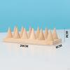 Conical rings Display Stand Holder Wedding Rack Shelf Decoration Wood for Retail Shop DIY