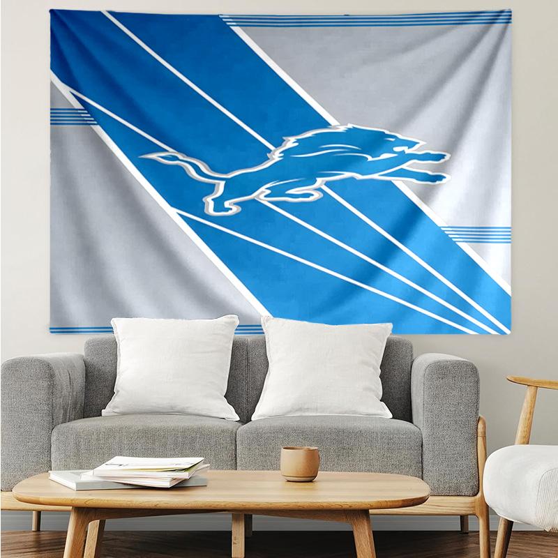 Detroit Team Spirit Quick-Dry Tapestry Hanging for Bedroom,Livingroom, Playroom,Decor Art Room Wall Tapestry Holiday and Birthday Gifts