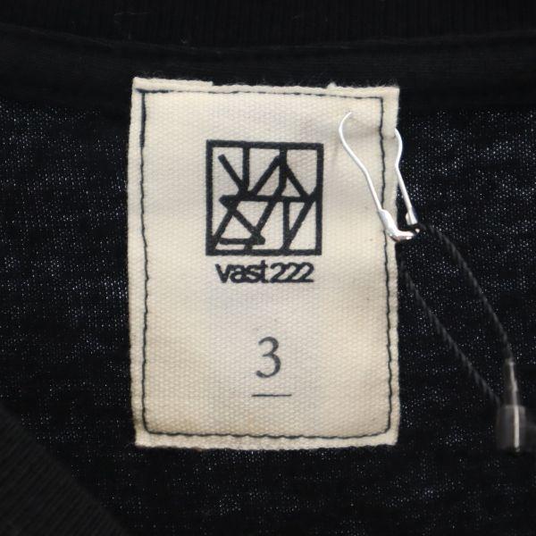 unused VAST222 18ss made in Japan Sleeve print Long sleeve sweat trainer Men's Used
