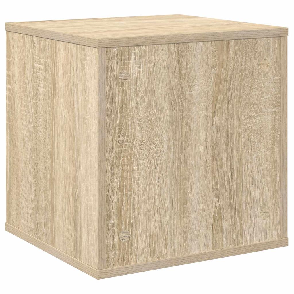 Vinyl Album Box 2 Pcs. Sonoma Oak 37 X 36.5 X 38 Cm