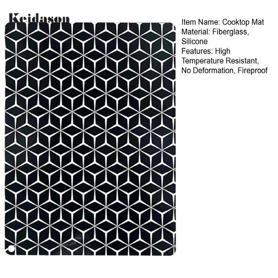 Reliable Waterproof Easy To Clean Stove Top Cover Induction Cooktop Protector Mat Household Supplies