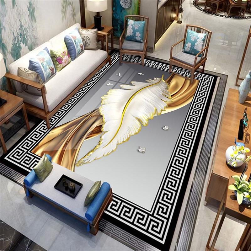 Traditional Chinese Style Area Rug Door Mat For Living Room Study Bedroom Tea Room Sofa Cushion Home Use