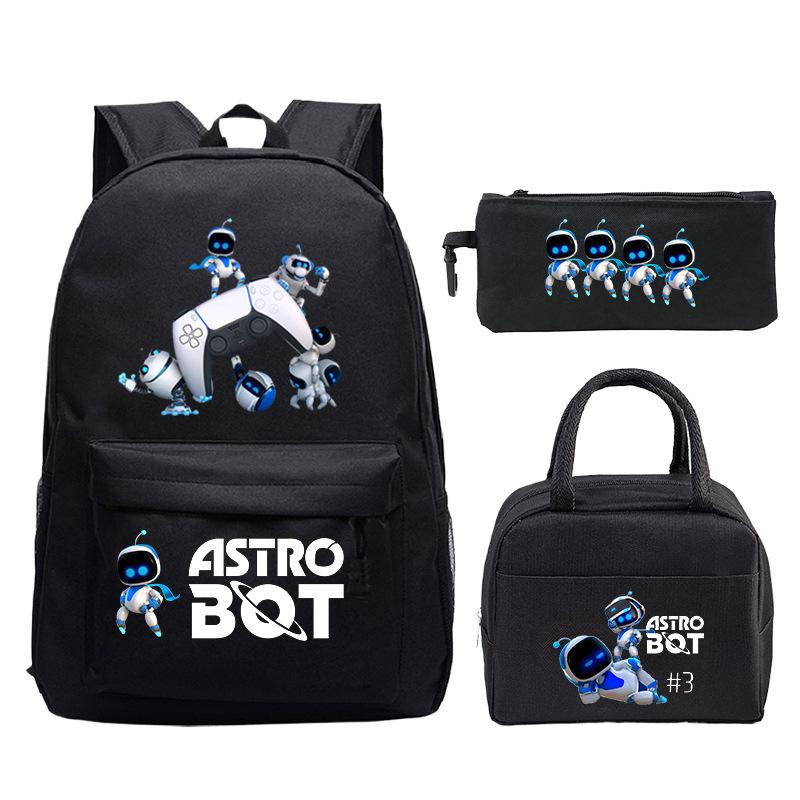 Astro Bot Игровые товары Школьная сумка Школьная сумка для отдыха Детская пенальная сумка Сумка для обеда no specification