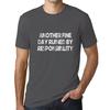 Ultrabasic Mens Graphic T-Shirt Fine Day Ruined
