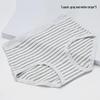 Women's High-Waist Striped Breathable Briefs (3-Pack)