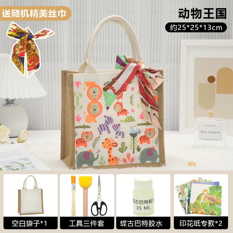 Unique Butterfly Cap Handmade Tote Bag Diy Project Kit Perfect For Creative Gifts