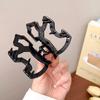 1Pc Cartoon Dog Shape Colorful Hair Claw Cute Hollow Out Creative Grab Clip Female Plastic Hair Clip