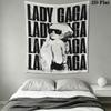 Lady Gaga Vibe Wall Hanging Printed Fabric Blanket Decorative Tapestries for Bedroom Living Room Home Decor