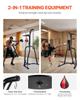 2 In 1 Heavy Duty Punching Bag Frame Boxing Punching Fitness Stand Steel