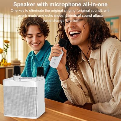 Karaoke stroj Podpora BT/USB/TF karty/Aux Bezdrátový Karaoke reproduktor pro Karaoke párty Venkovní Vnitřní aktivity