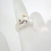 [Used] TIFFANY 925/750 Hook & Eye Ring / Size 8 / j12-13